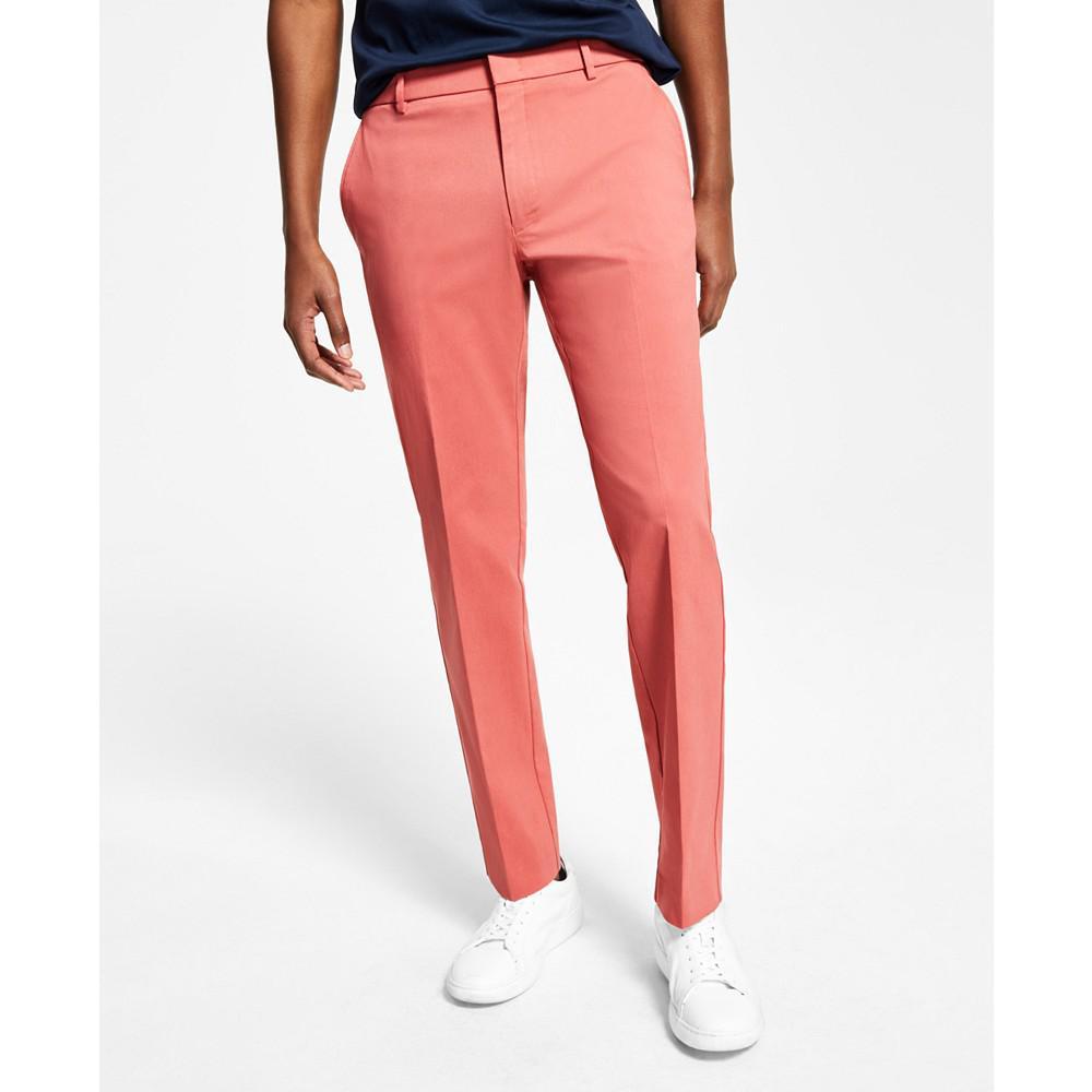 商品Tommy Hilfiger|Men's Modern-Fit TH Flex Stretch Comfort Solid Performance Pants,价格¥283-¥708,第4张图片详细描述