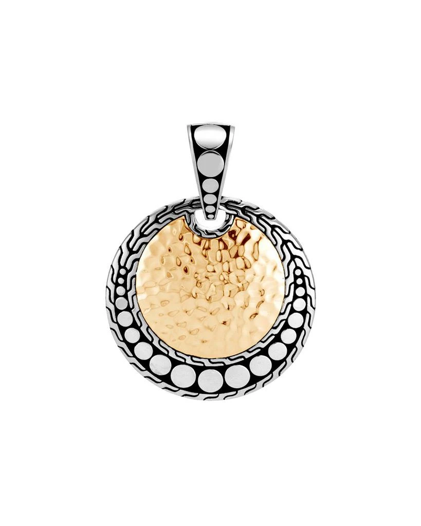 商品John Hardy|Sterling Silver & 18K Yellow Gold Dot Pendant,价格¥8185,第1张图片