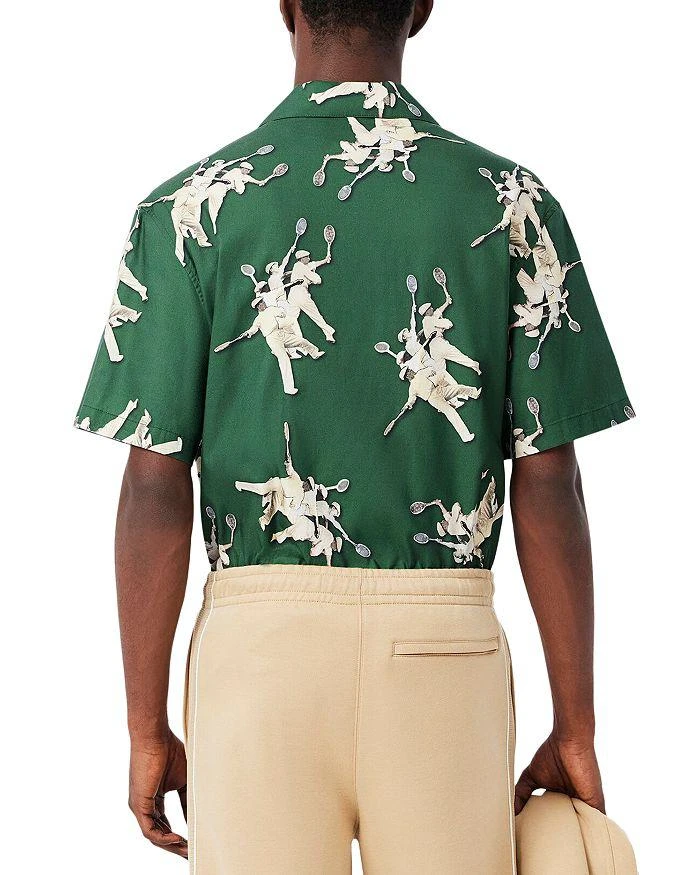 商品Lacoste|Relaxed Fit René Lacoste Print Shirt,价格¥311,第3张图片详细描述