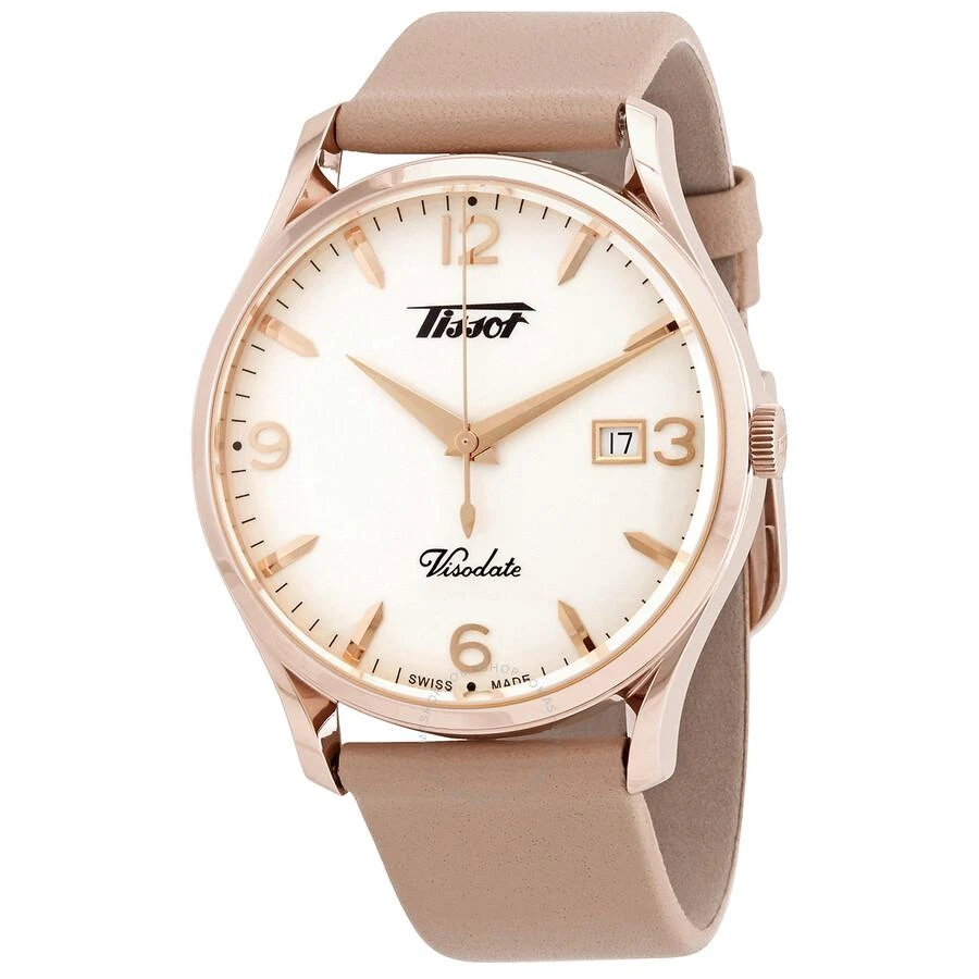商品Tissot|Heritage Visodate Silver Opalin Dial Watch T118.410.36.277.01,价格¥958,第1张图片