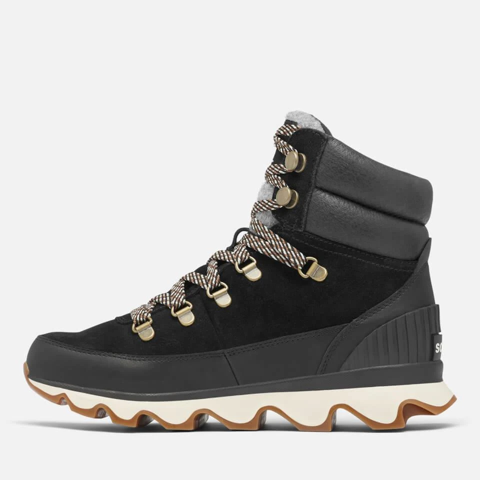 商品SOREL|SOREL WOMEN'S KINETIC CONQUEST WATERPROOF SUEDE/LEATHER HIKING STYLE BOOTS - BLACK,价格¥1070,第2张图片详细描述