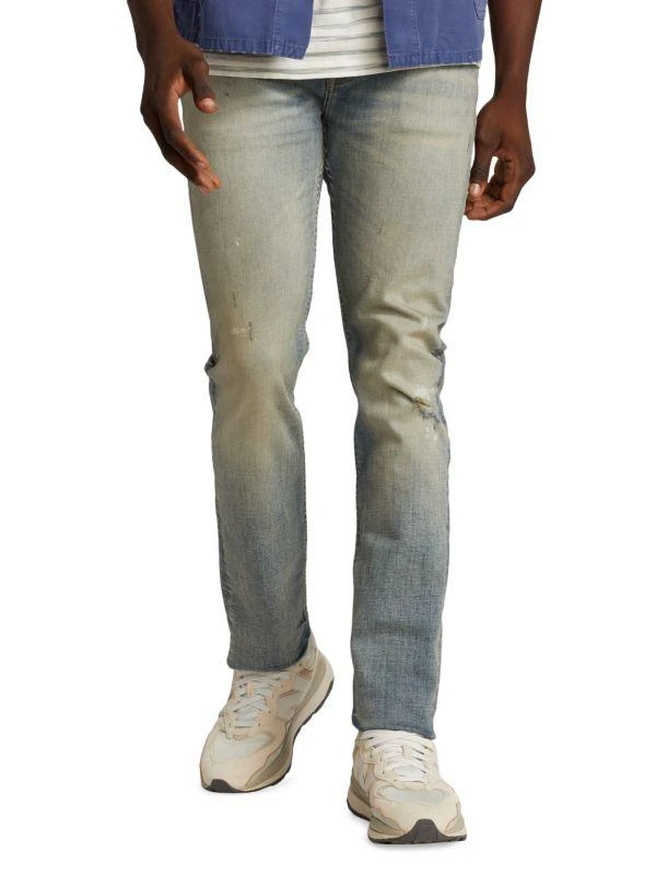 商品7 For All Mankind|Paxtyn High Rise Distressed Jeans,价格¥570,第1张图片