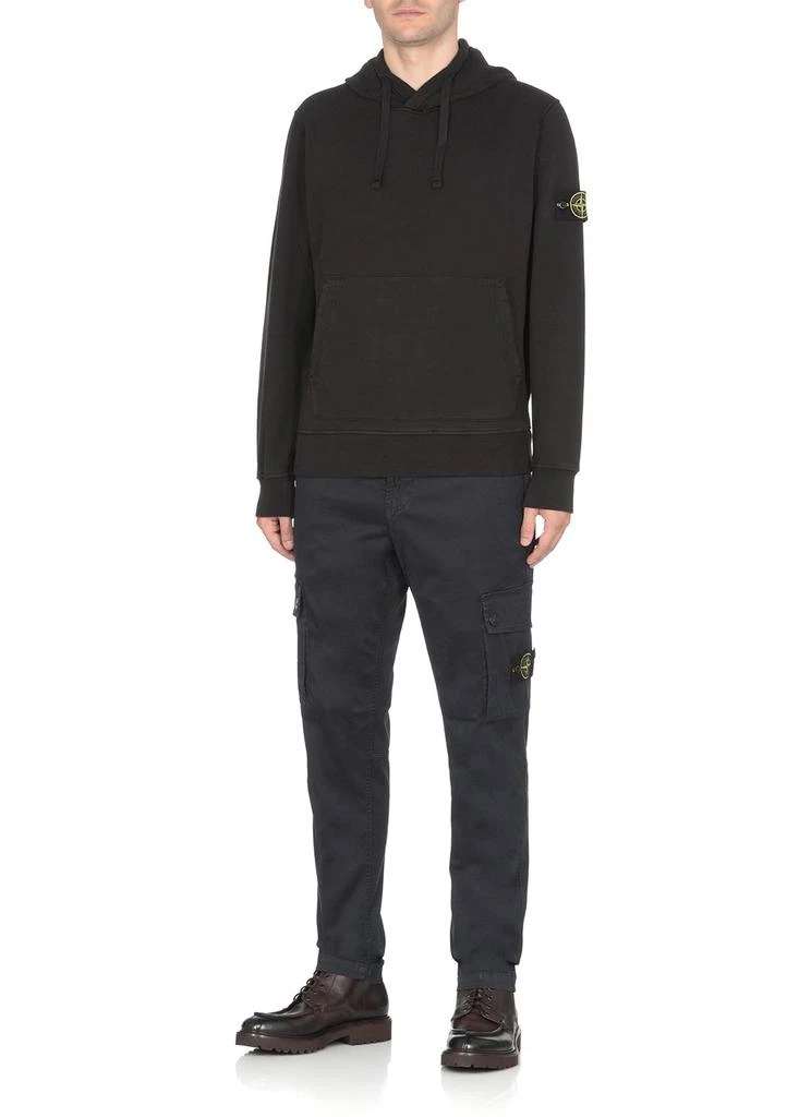 商品Stone Island|Stone Island Logo Patch Cargo Pants,价格¥2037,第2张图片详细描述