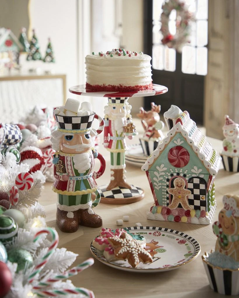 商品MacKenzie-Childs|Holiday Sweets Christmas Cookie Jar,价格¥769,第2张图片详细描述