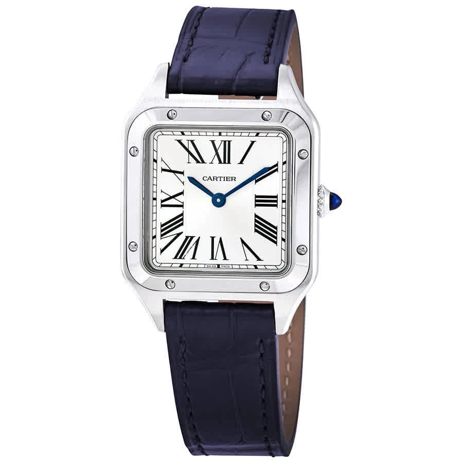 商品Cartier|Santos-Dumont Small Model Quartz Silver Dial Ladies Watch WSSA0023,价格¥24646,第1张图片