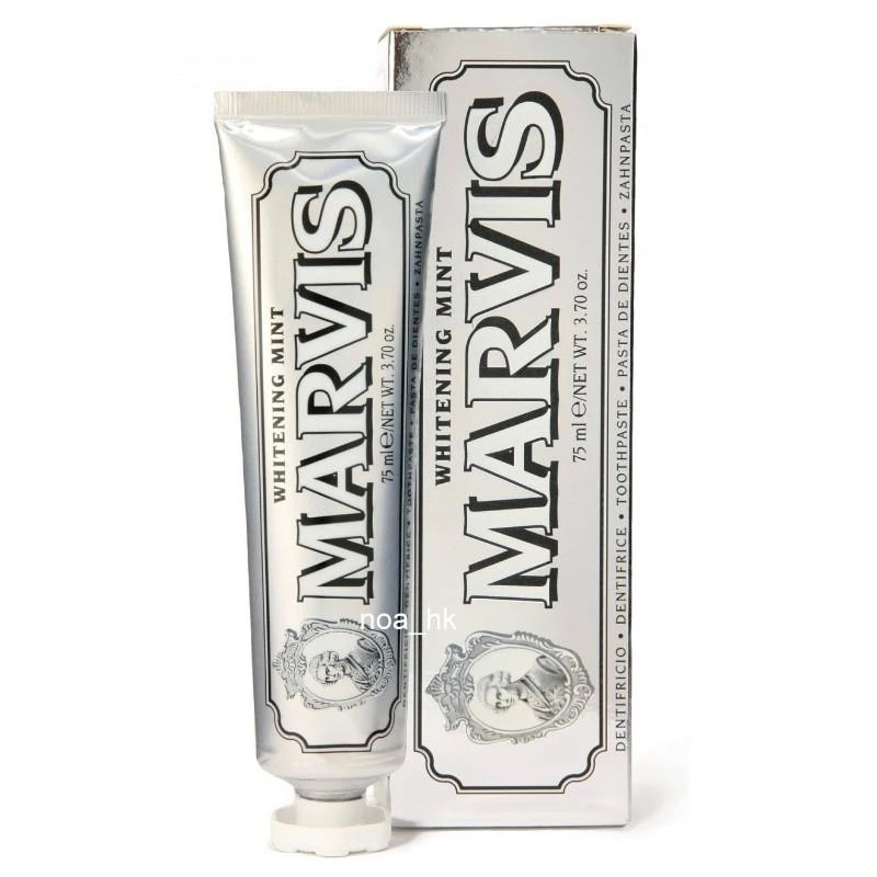 商品Marvis|Marvis 玛尔仕 银色经典薄荷味牙膏 - 2*85ml,价格¥173,第1张图片