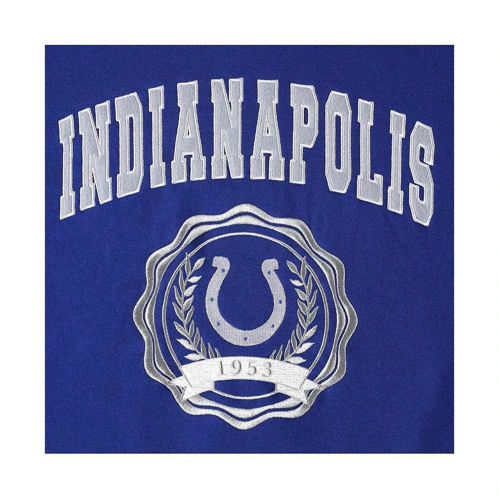 商品Tommy Hilfiger|Women's Royal Indianapolis Colts Becca Drop Shoulder Pullover Hoodie,价格¥505,第2张图片详细描述