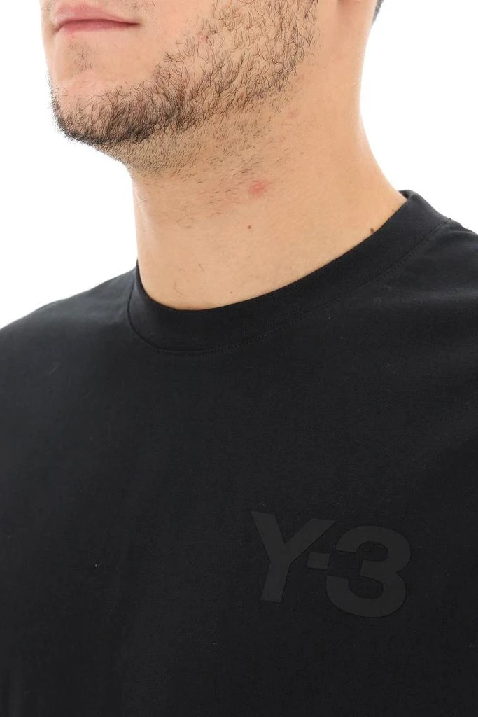 商品Y-3|LOGO COTTON SHORT-SLEEVED T-SHIRT,价格¥384,第5张图片详细描述