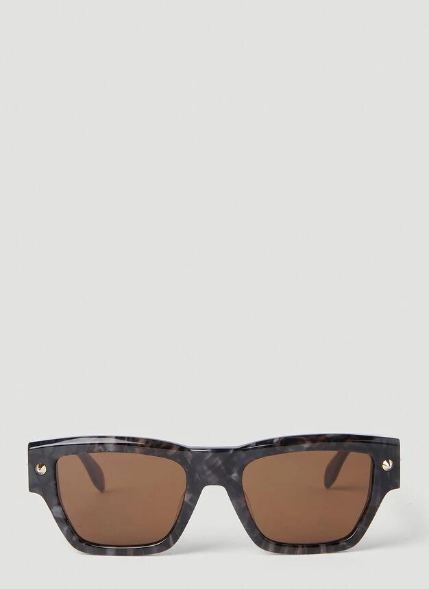 商品Alexander McQueen|Spike Studs Sunglasses in Grey,价格¥3103,第1张图片