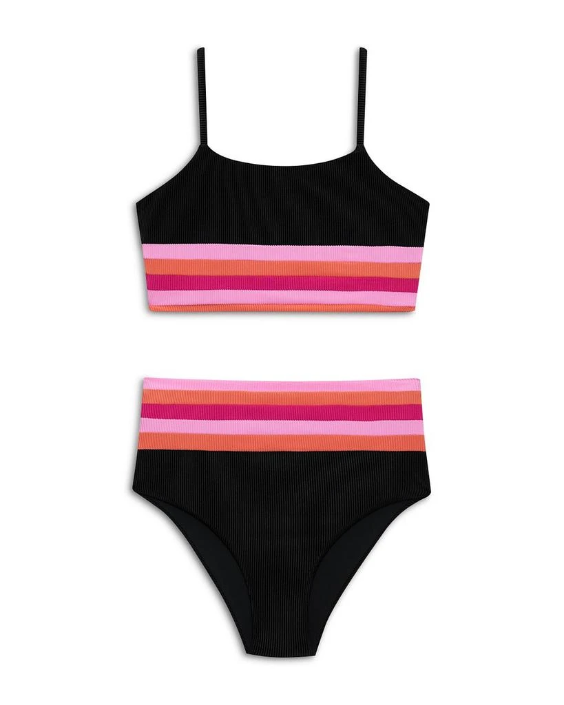 商品Beach Riot|Girls' Little Mae Millie Two Piece Swimsuit - Little Kid, Big Kid,价格¥648,第1张图片