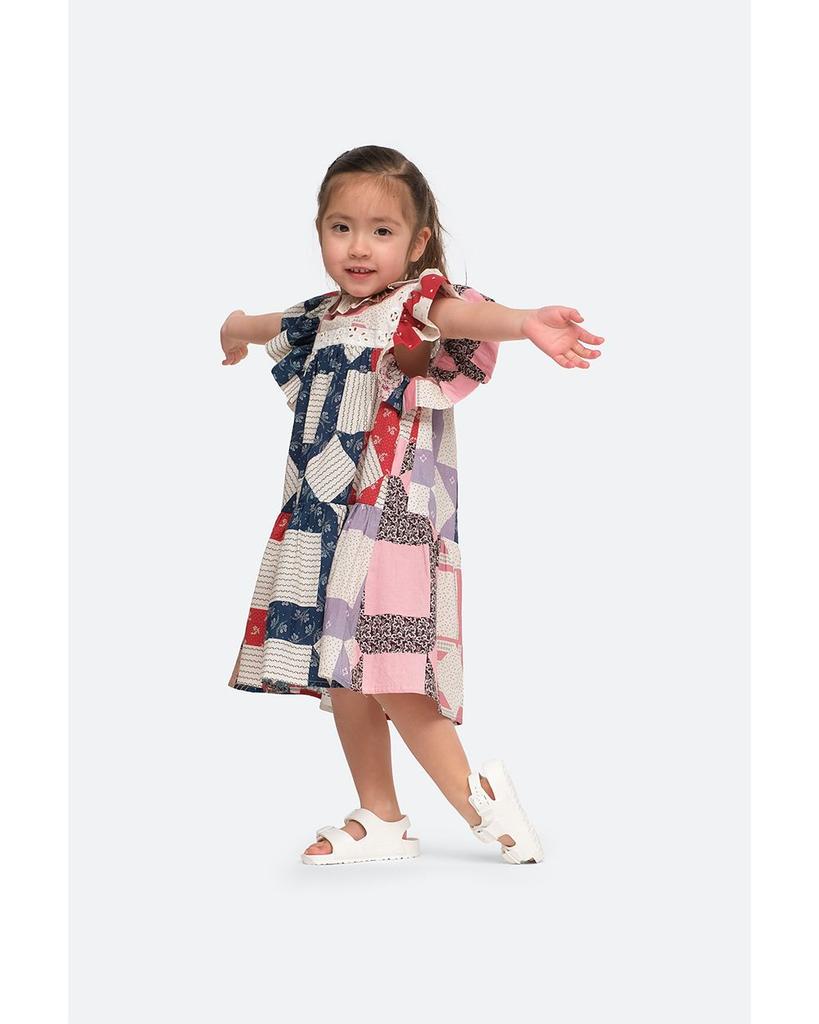 Girls' Nohr Patch Flutter Dress - Little Kid, Big Kid商品第3张图片规格展示