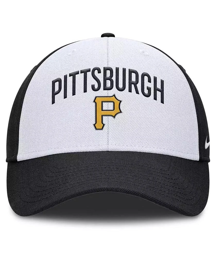 商品NIKE|Men's White/Black Pittsburgh Pirates Club Performance Adjustable Hat,价格¥237,第3张图片详细描述