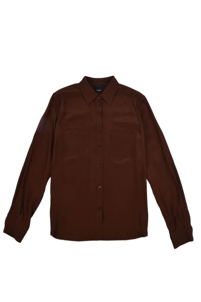 商品PINKO|Pinko Brown Shirt,价格¥1191,第1张图片