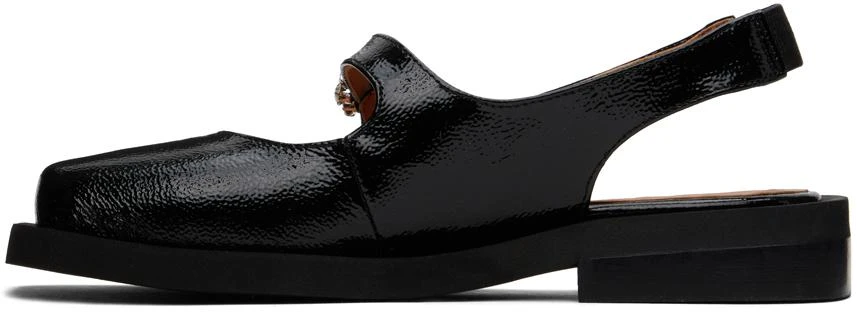 商品Ganni|Black Wide Loafers,价格¥1601,第3张图片详细描述