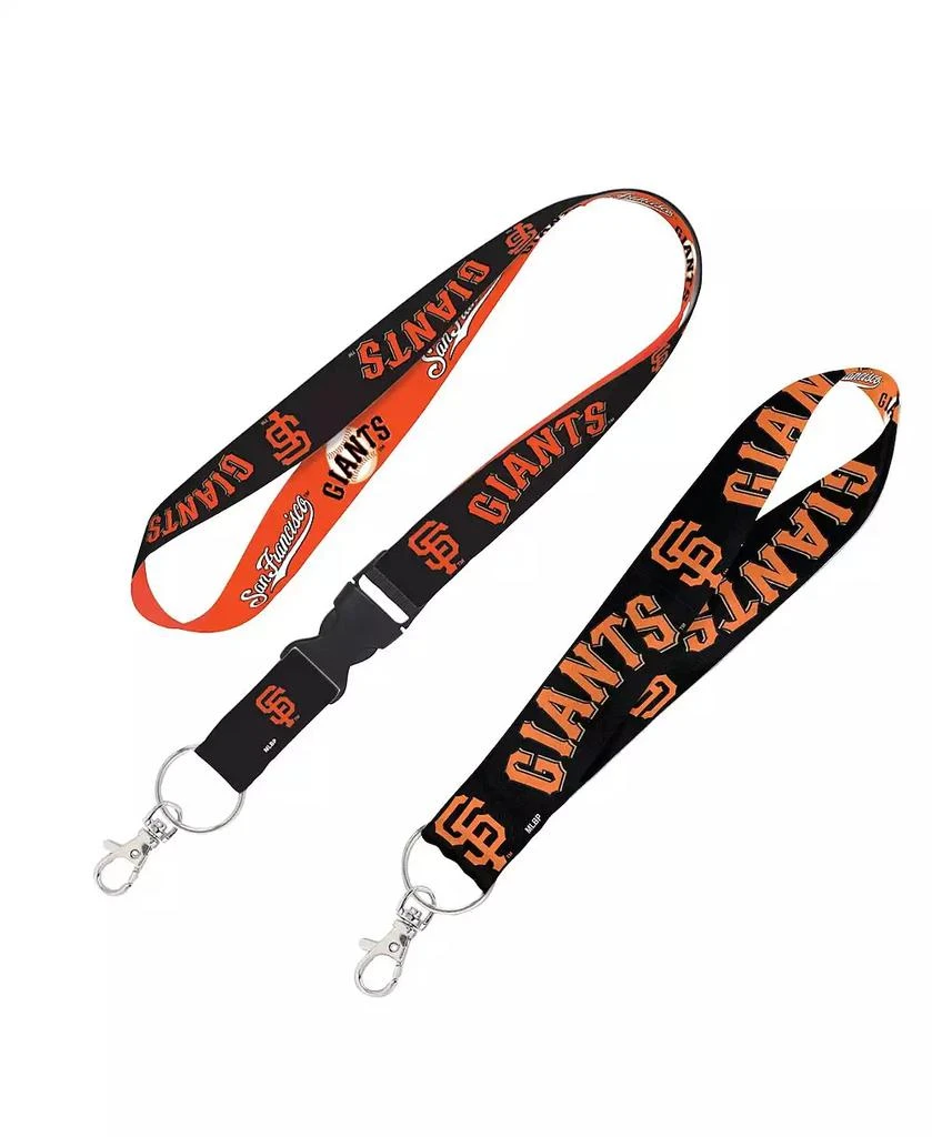 商品Wincraft|San Francisco Giants 2-Pack Lanyard with Detachable Buckle Key Strap Set,价格¥111,第1张图片