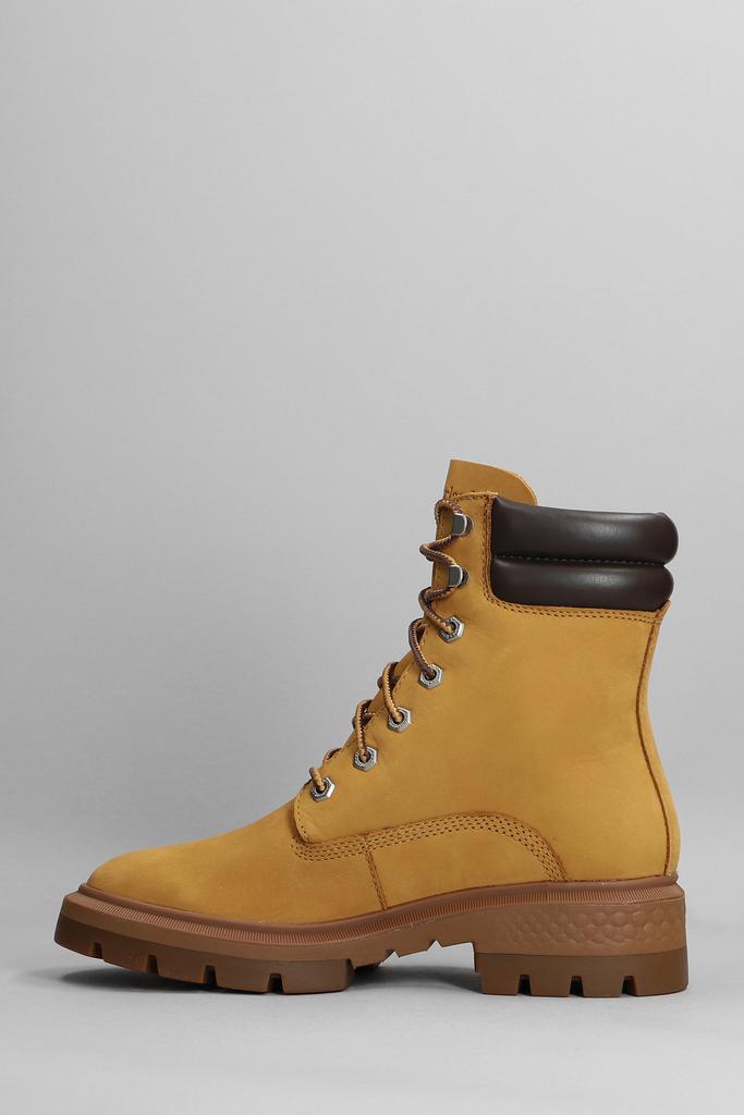 Timberland Cortina Valley 6 Combat Boots In Beige Nubuck商品第3张图片规格展示