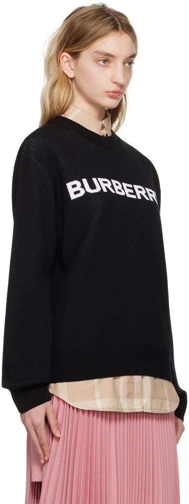商品Burberry|Black Jacquard Sweatshirt,价格¥8659,第2张图片详细描述