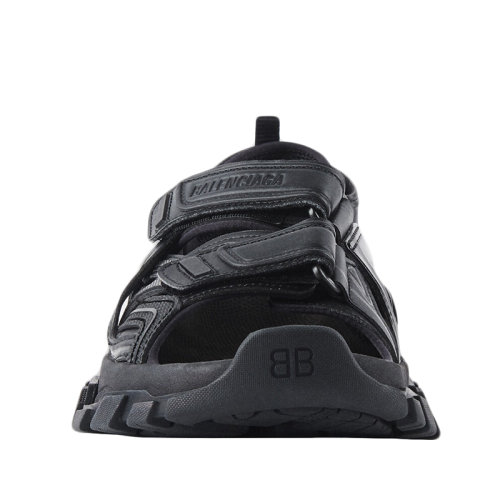 Balenciaga/巴黎世家  TRACK系列 男士黑色氯丁橡胶和橡胶凉鞋617542W2CC11000商品第3张图片规格展示