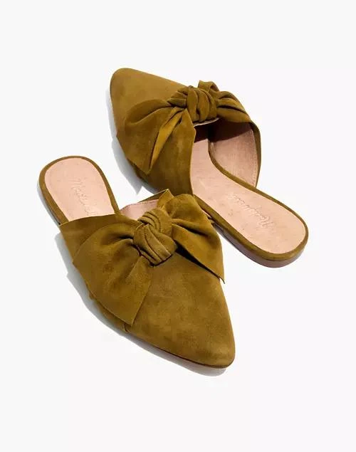 商品Madewell|The Remi Bow Mule,价格¥399,第1张图片