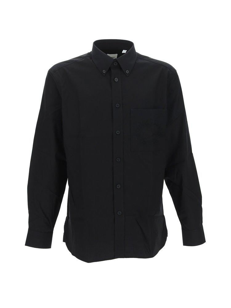 Burberry Long-Sleeved Buttoned Shirt商品第1张图片规格展示