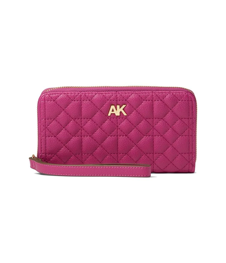 商品Anne Klein|Quilted Slim Zip Wallet,价格¥188,第1张图片