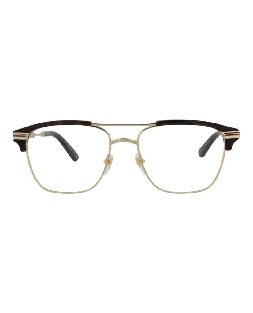 商品Gucci|Square-Frame Metal Optical Frames,价格¥1361,第1张图片