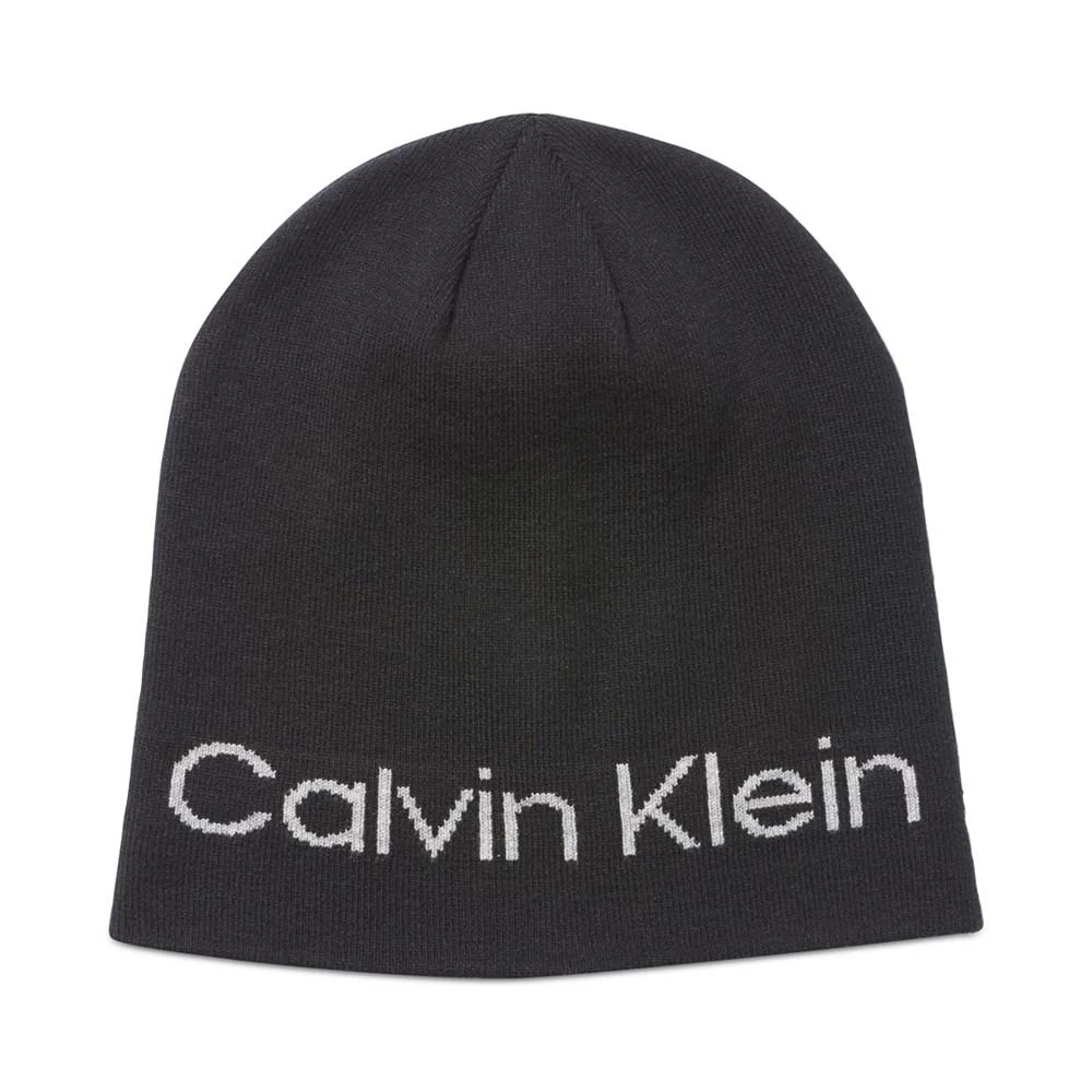 商品Calvin Klein|Women's Slouchy Logo Jacquard Beanie,价格¥273,第1张图片