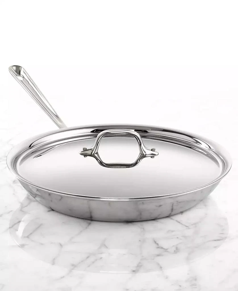商品All-Clad|Stainless Steel 12" Covered Fry Pan,价格¥968,第2张图片详细描述
