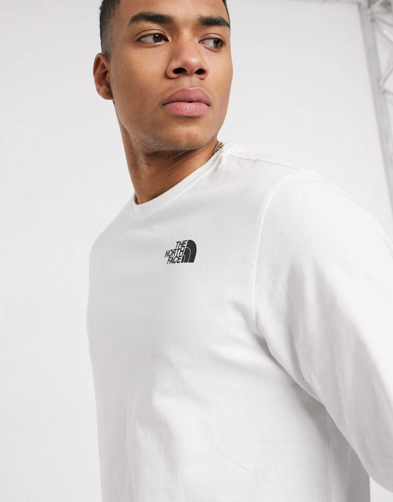 商品The North Face|The North Face Red Box long sleeve t-shirt in white,价格¥203,第3张图片详细描述