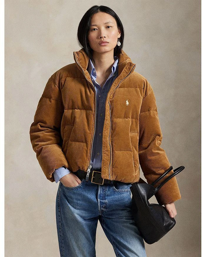 商品Ralph Lauren|Quilted Corduroy Down Jacket,价格¥4379,第5张图片详细�描述