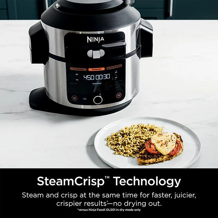 商品Ninja|Foodi 14-in-1 6.5-qt. Pressure Cooker Steam Fryer with SmartLid,价格¥2084,第2张图片详细描述