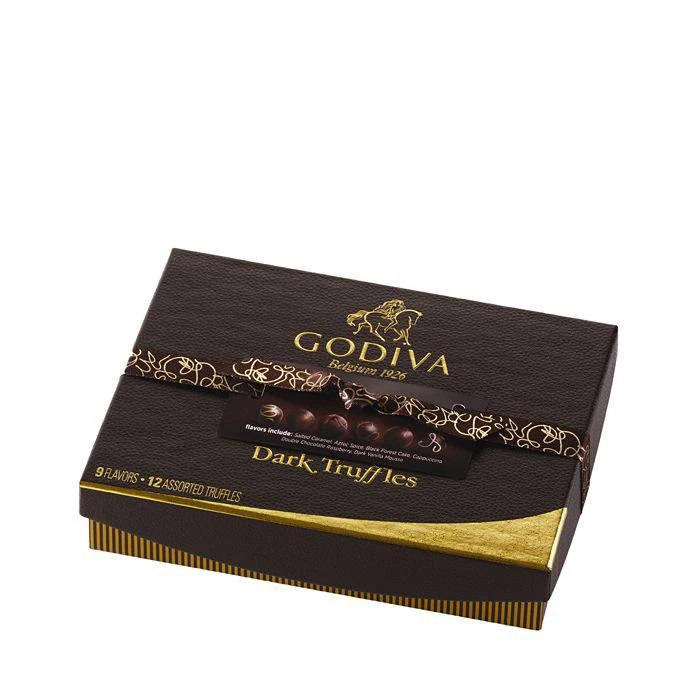 商品Godiva|经典黑松露巧克力 12块装,价格¥179,第1张图片