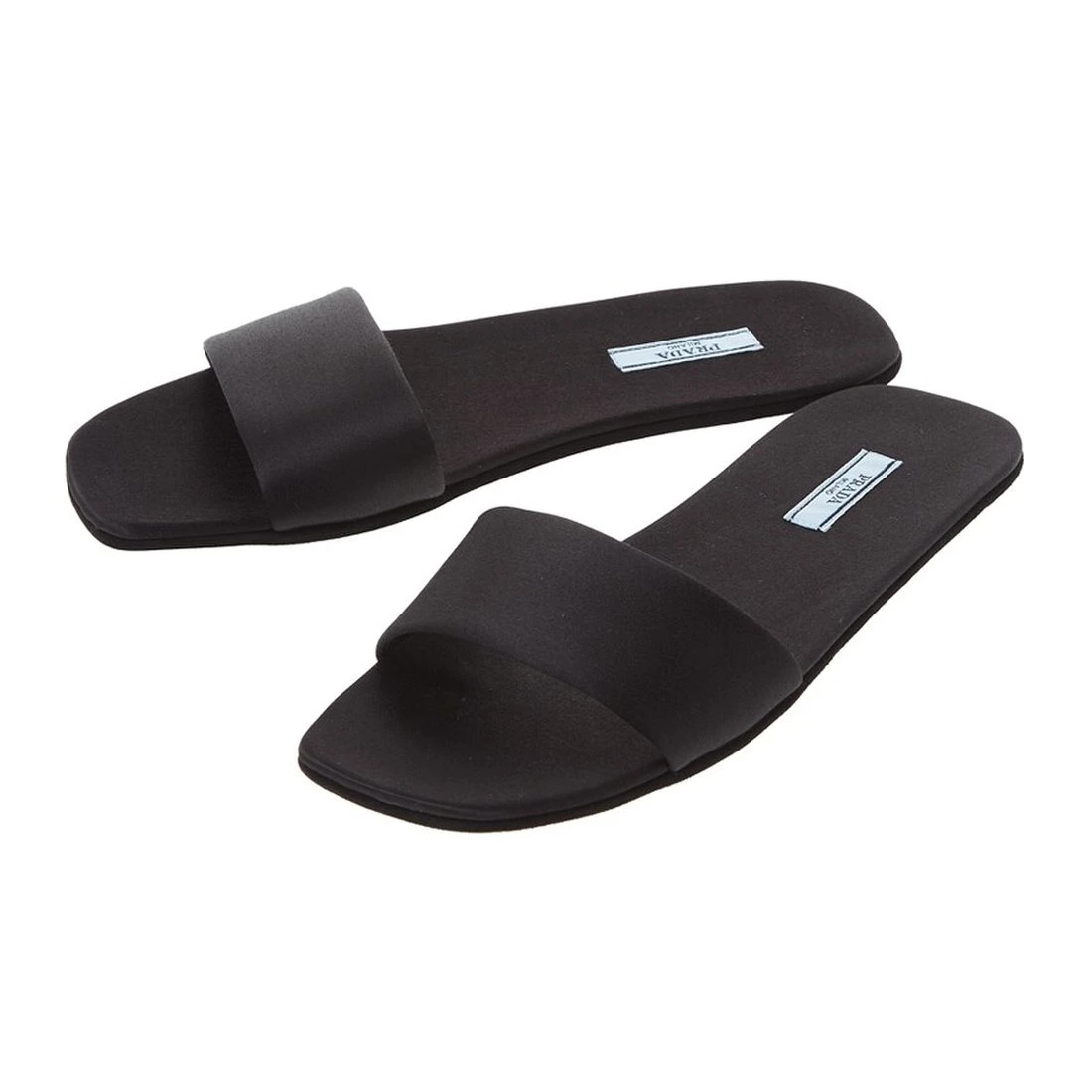 商品[国内直发] Prada|PRADA 黑色男士露趾拖鞋 1RK001-049-F0002,价格¥10115,第1张图片