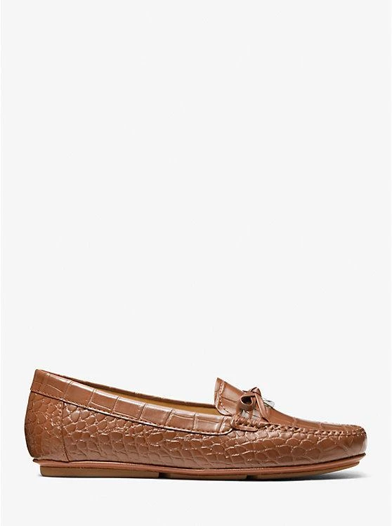 商品Michael Kors|Juliette Crocodile Embossed Faux Leather Loafer,价格¥592,第2张图片详细描述