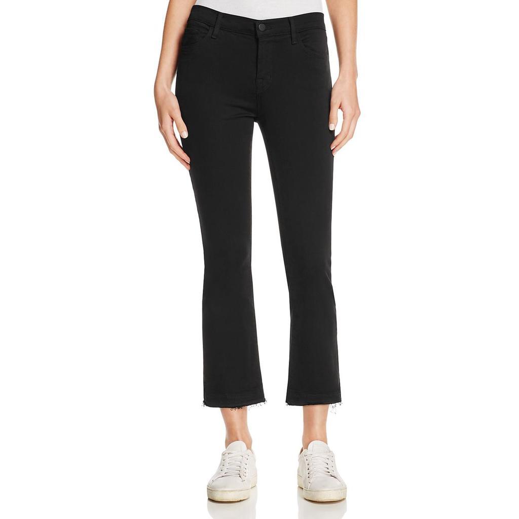 商品J Brand|J Brand Womens Selena Cropped Mid-Rise Bootcut Jeans,价格¥148,第3张图片详细描述