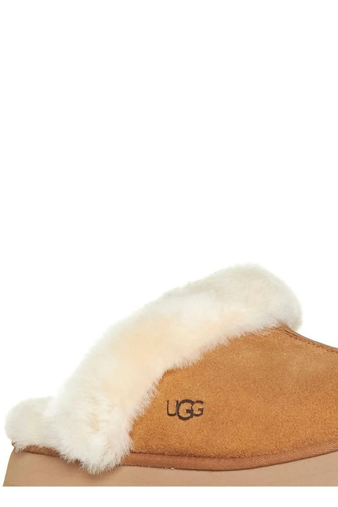 商品UGG|UGG Disquette Shearling Platform Slippers,价格¥1107,第4张图片详细描述