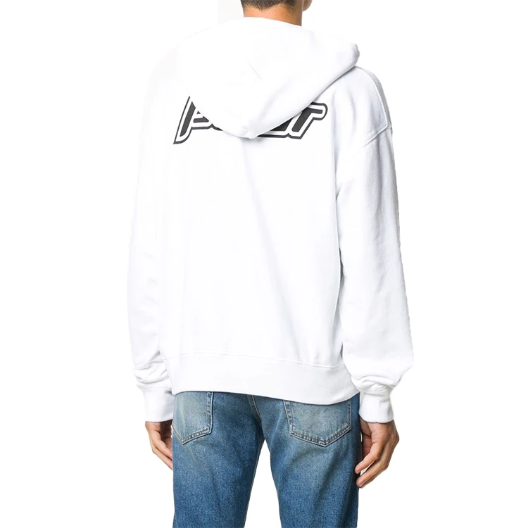 商品[国内直发] Off-White|蒙娜丽莎系列 FW20 胸口蒙娜丽莎头像印花连帽卫衣 男款 白色,价格¥1926,第4张图片详细描述