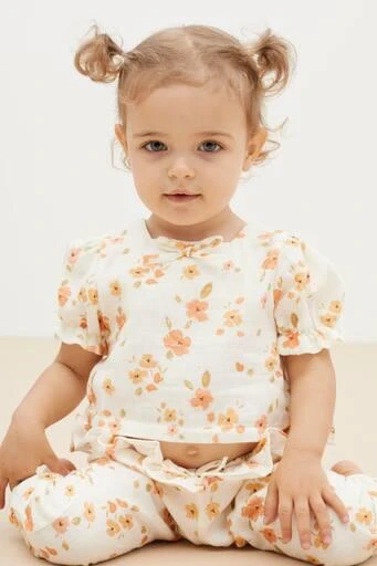 商品The New Society|Baby Fiorella cotton blouse,价格¥372,第4张图片详细描述