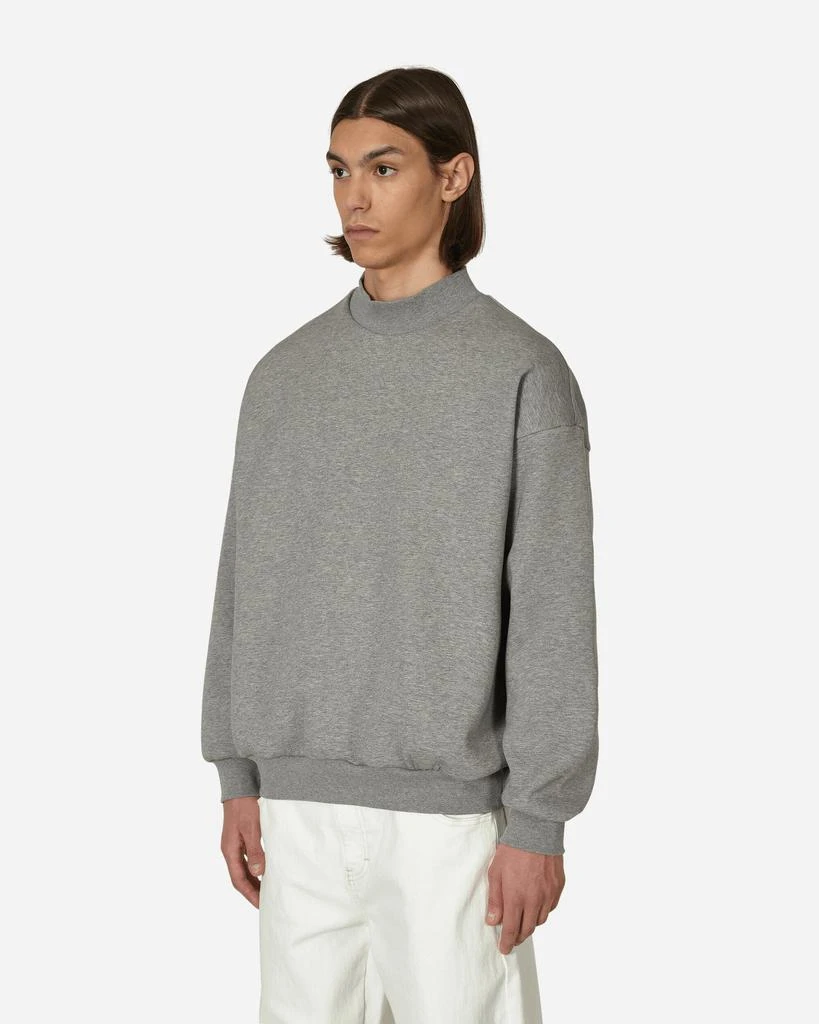 商品Adidas|Basketball Heather Crewneck Sweatshirt Grey,价格¥346,第2张图片详细描述