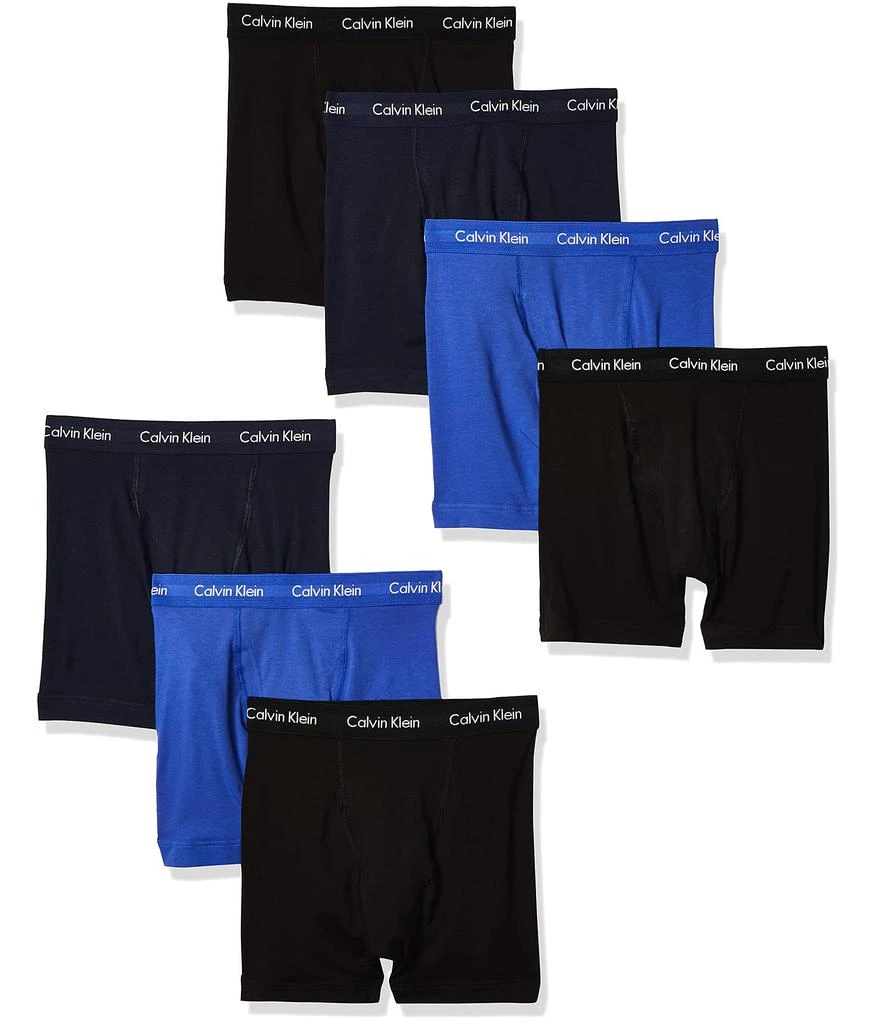 商品Calvin Klein|Men's Cotton Stretch Megapack Boxer Briefs,价格¥383-¥476,第1张图片