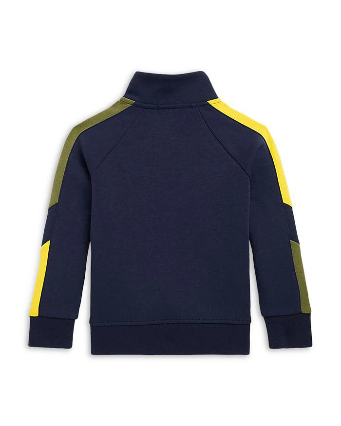 商品Ralph Lauren|Boys' Double Knit Quarter Zip Sweatshirt - Little Kid,价格¥387,第2张图片详细描述