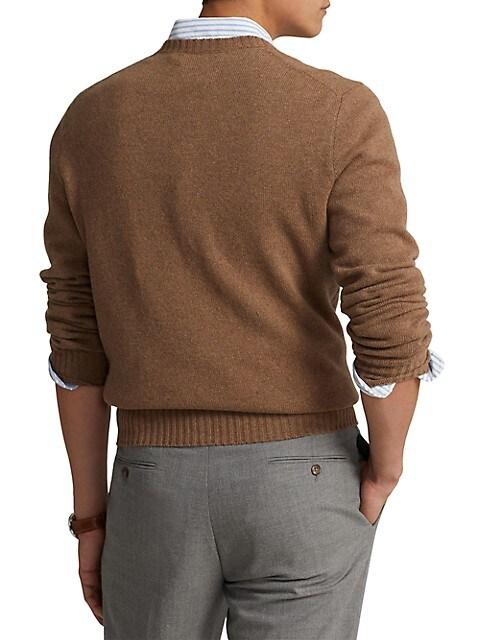 Wool-Cashmere Crewneck Sweater商品第4张图片规格展示