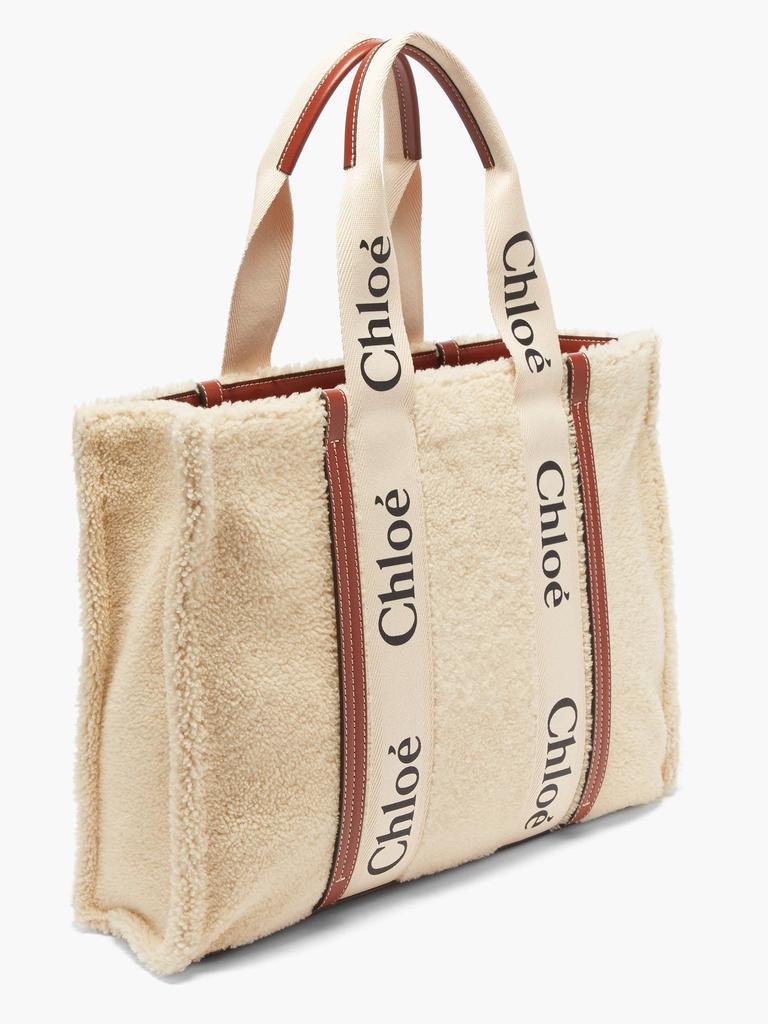 商品Chloé|Woody shearling tote bag,价格¥12319,第6张图片详细描述