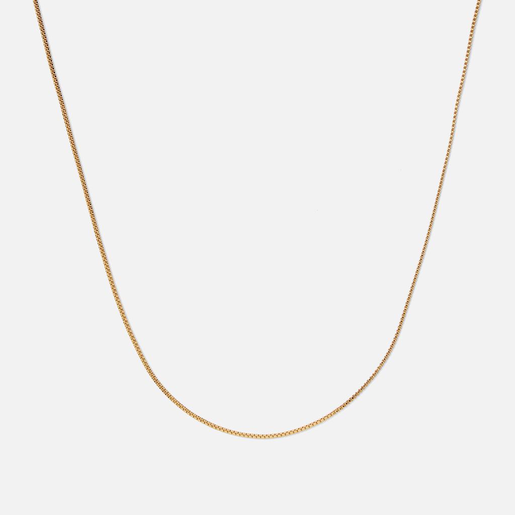 Crystal Haze Women's Box Chain - 40cm - Gold商品第2张图片规格展示