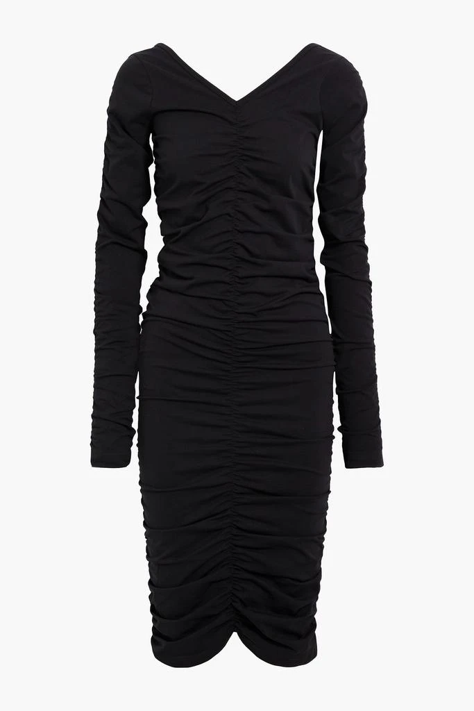 商品Helmut Lang|Ruched stretch-jersey dress,价格¥582,第1张图片