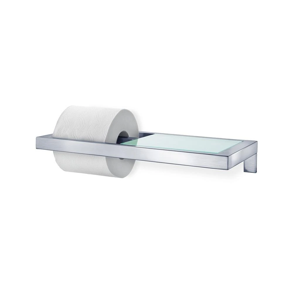 商品blomus|Wall Mounted Toilet Paper Holder - W/Glass Shelf - Menoto,价格¥782,第2张图片详细描述