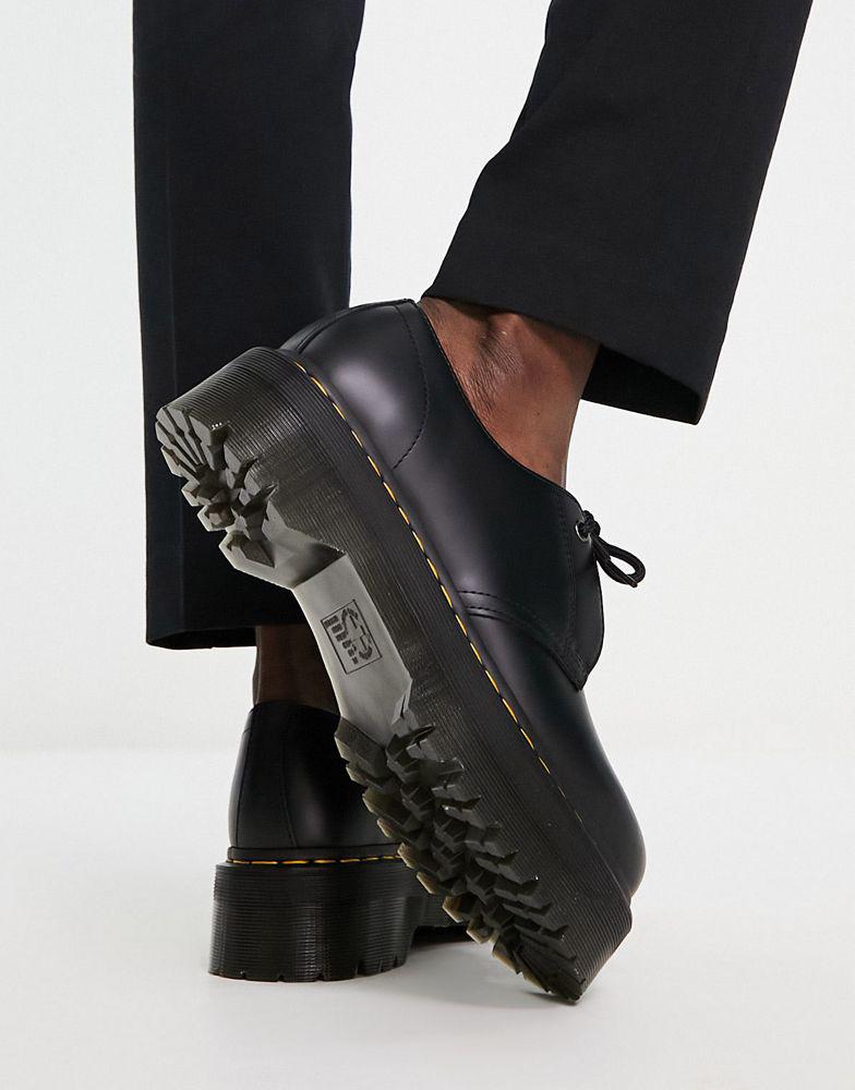 Dr Martens Jarrick Lo 3 Tie Shoes Black Smooth商品第2张图片规格展示