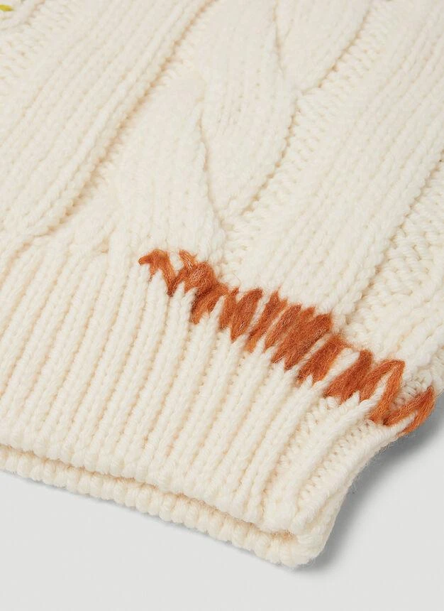 商品Marni|Tack Stitch Balaclava in Cream,价格¥2698,第4张图片详细描述