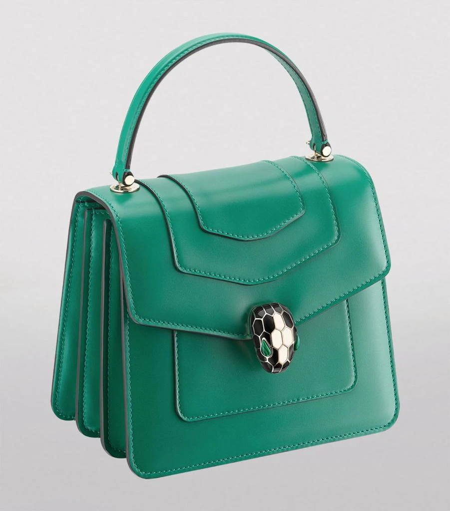 商品BVLGARI|Leather Serpenti Forever Top-Handle Bag,价格¥29346,第4张图片详细描述