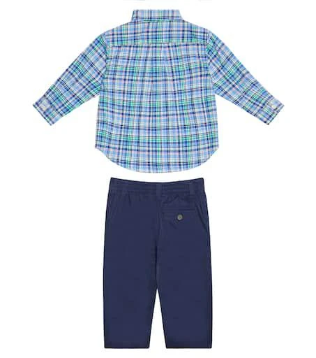 商品Ralph Lauren|婴幼儿 — 棉质衬衫与裤装套装,价格¥743,第4张图片详细描述